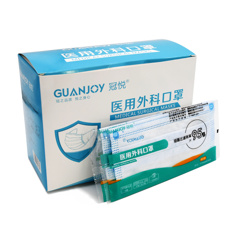 冠悅口罩，三層防護，呼吸自由！